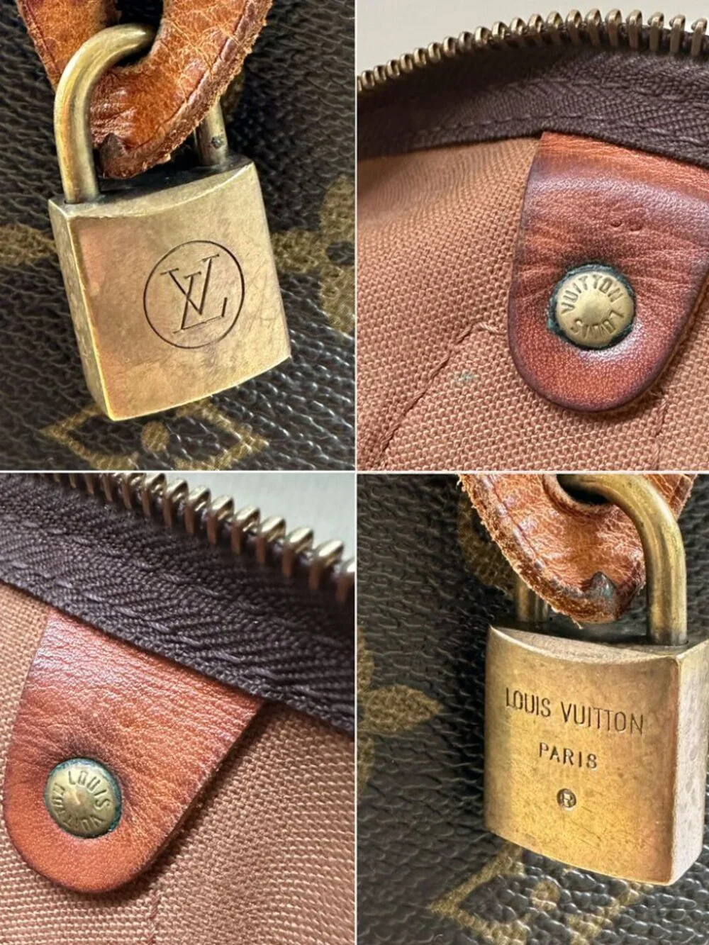 Auth Louis Vuitton Speedy 30 Monogram Vintage 1986 LegitGrails Certified 863 FC